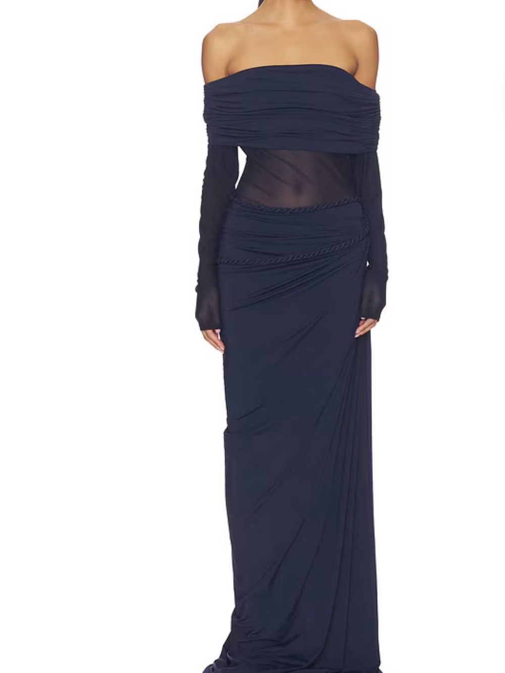 Bella Dress in Blue Deme by Gabriella
